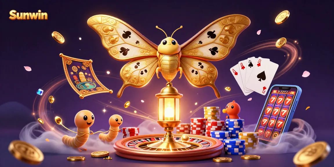 Sunwin captivates players with vibrant casino scenes and enchanting characters in an exciting 3D illustration.