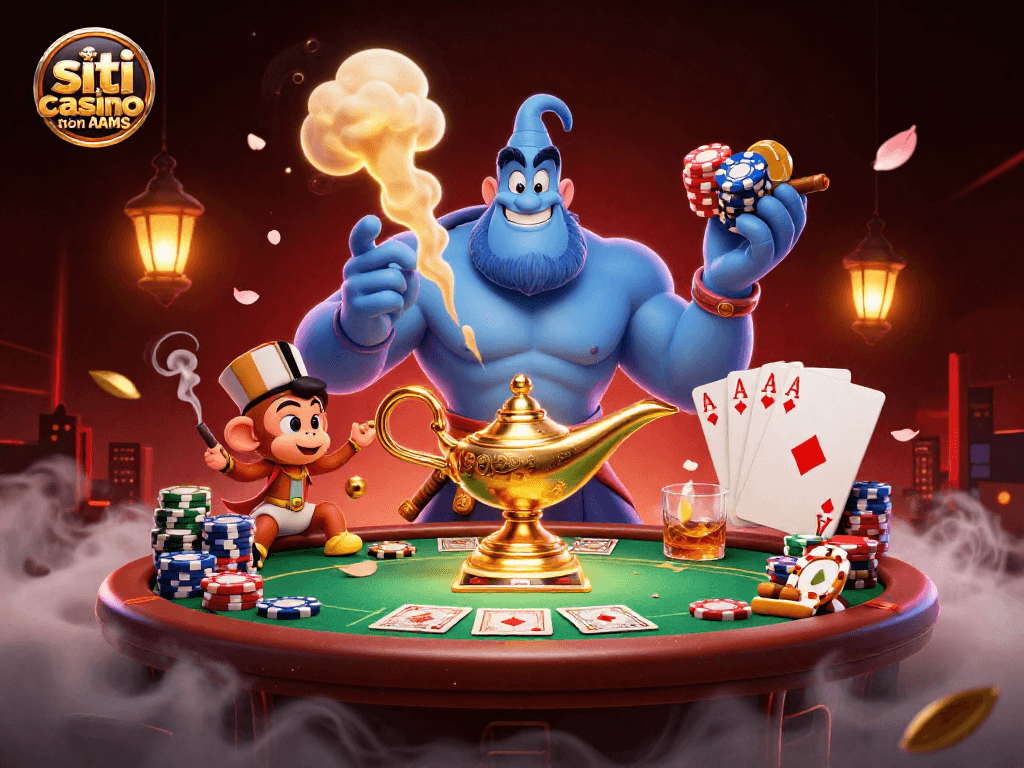 Giocare ai siti casino non AAMS con un genio blu e monetine volanti in un’atmosfera avvincente