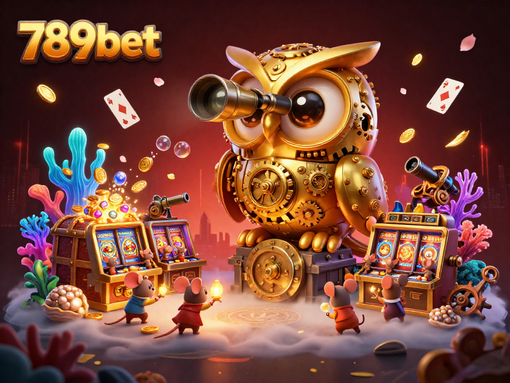 Experience thrilling gaming at 789bet with lively characters and vibrant casino elements.