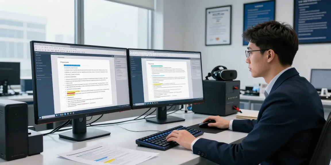Analyze how to detect pdf fraud with AI technology in a modern forensics lab.