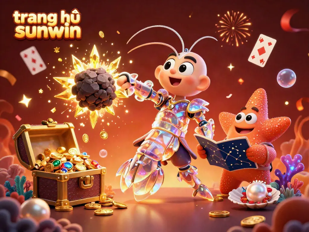 Experience the excitement of trang chủ sunwin with a vibrant 3D casino scene featuring captivating characters and dynamic game elements.