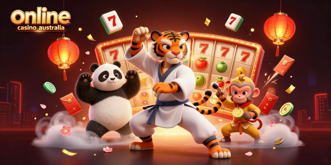 Engage with luck at online casino Australia through vibrant characters and joyful gaming elements.