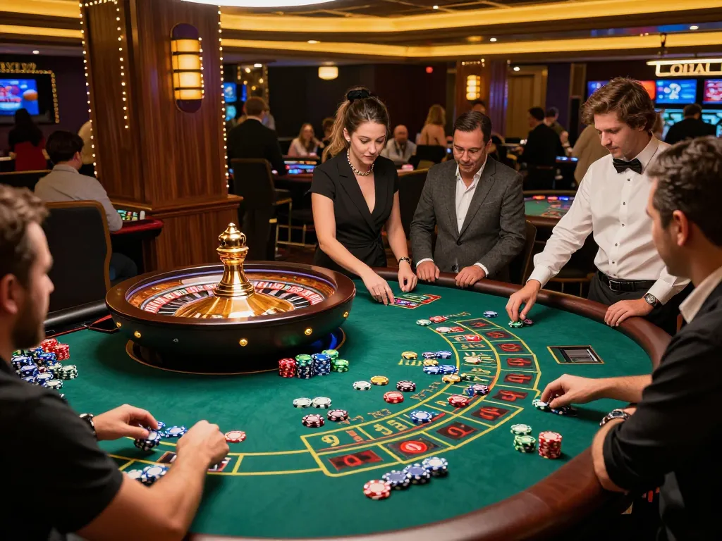 pemain rokok88 merasakan kegembiraan jackpot di meja roulette dengan permainan yang penuh warna