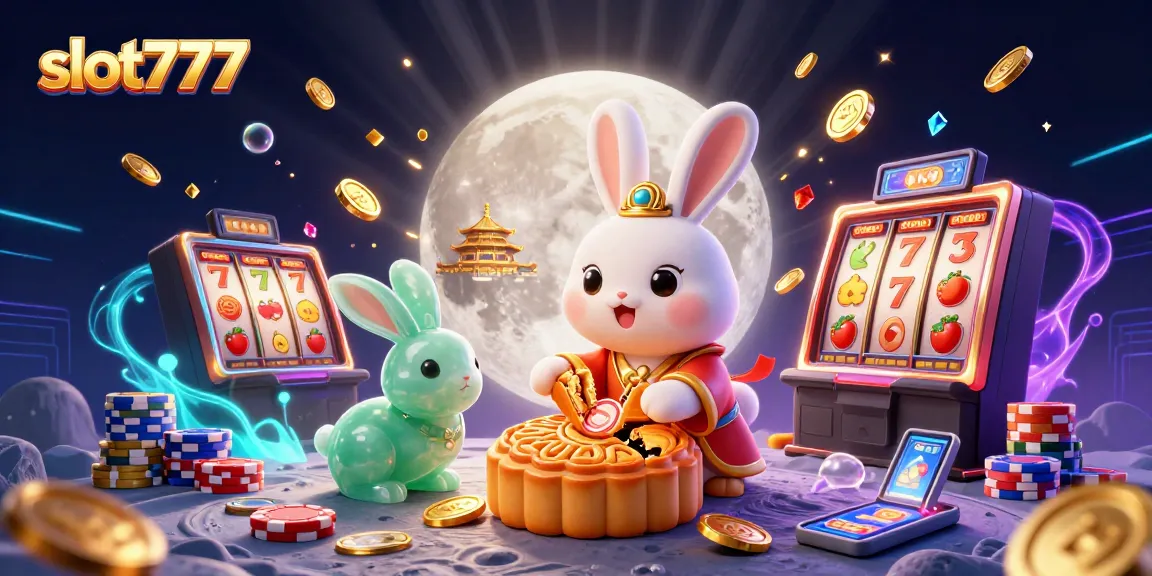 Spin the reels and win with slot777 in this vibrant casino-themed illustration.