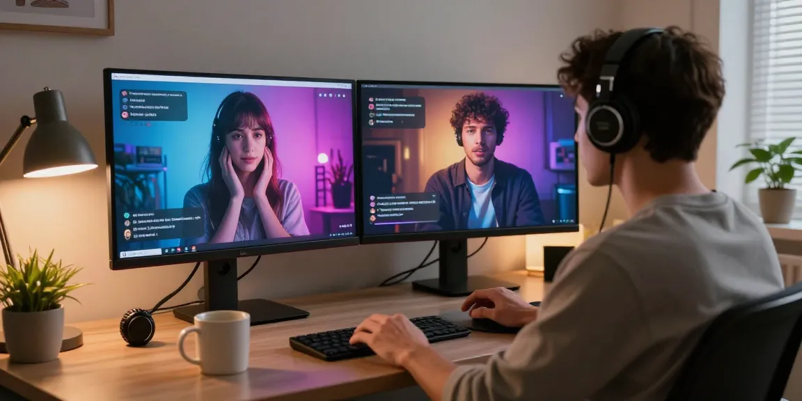 Engaging in NSFW AI interactions with dynamic visuals in a cozy virtual chat environment.