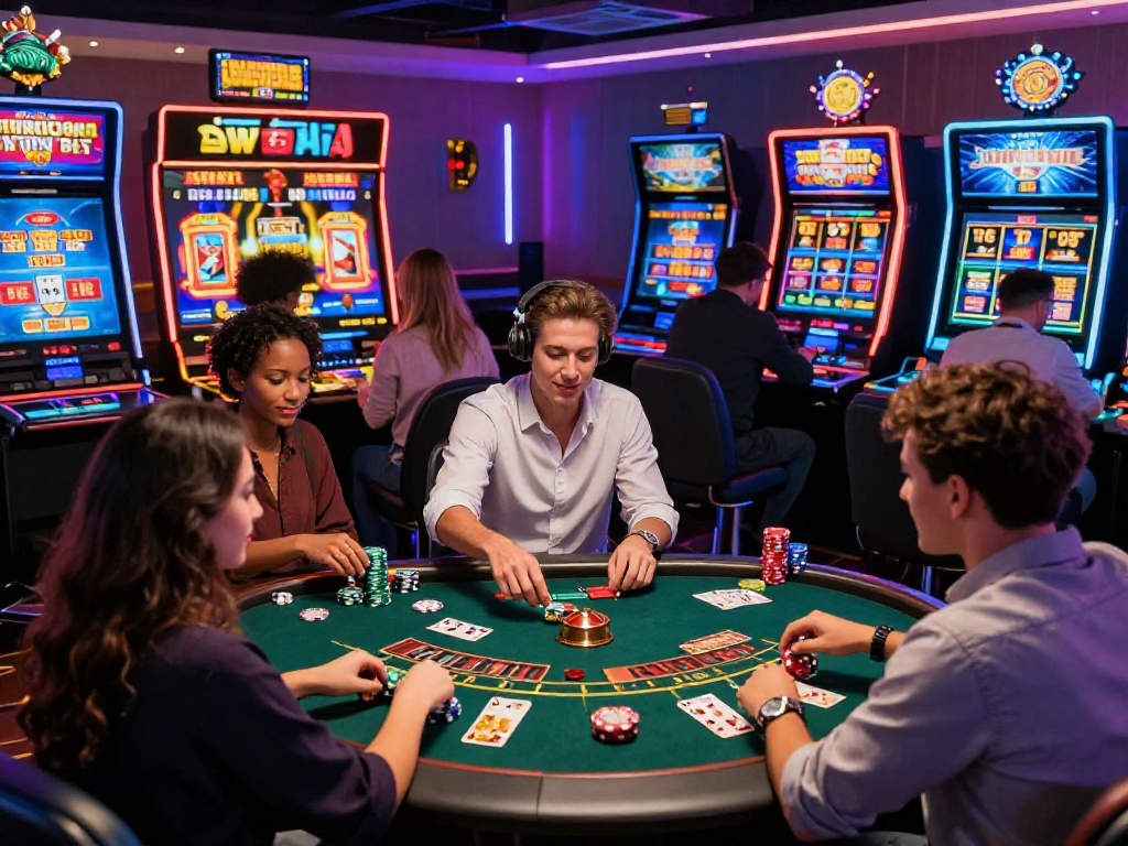 Giocatori felici in un sito casino non AAMS mentre partecipano a emozionanti giochi dal vivo.