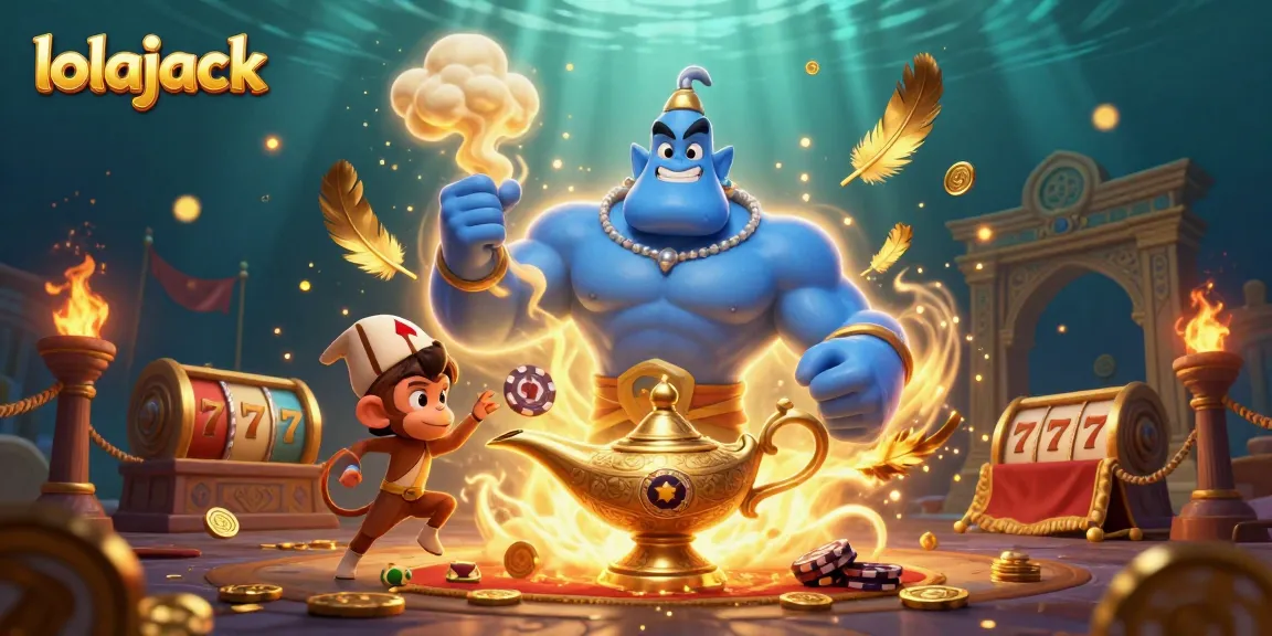 Play games at lolajack Casino featuring vibrant casino characters and dynamic scenes.