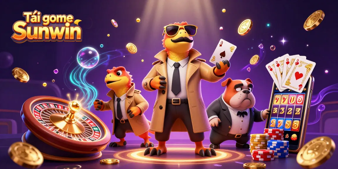 Engaging scene of three raptors cleverly disguising as a tall figure to Tải game Sunwin with dynamic casino elements
