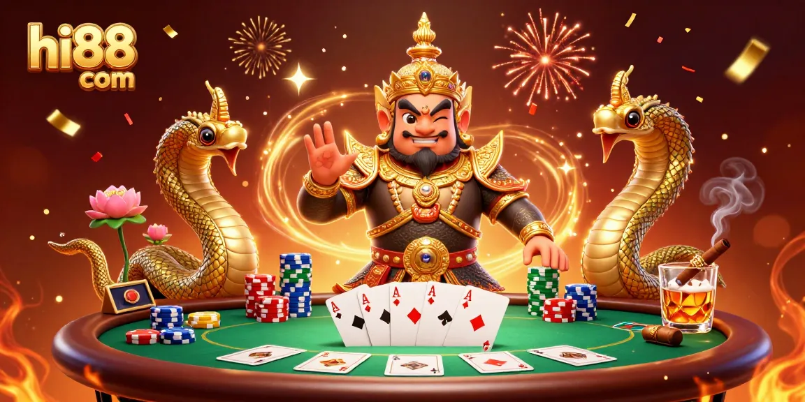 Experience the excitement of hi88 com with dynamic poker action and vibrant casino elements.