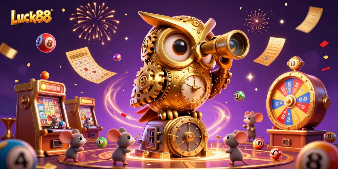 Experience the thrill of Luck88 with vibrant slot machines and a festive casino atmosphere.
