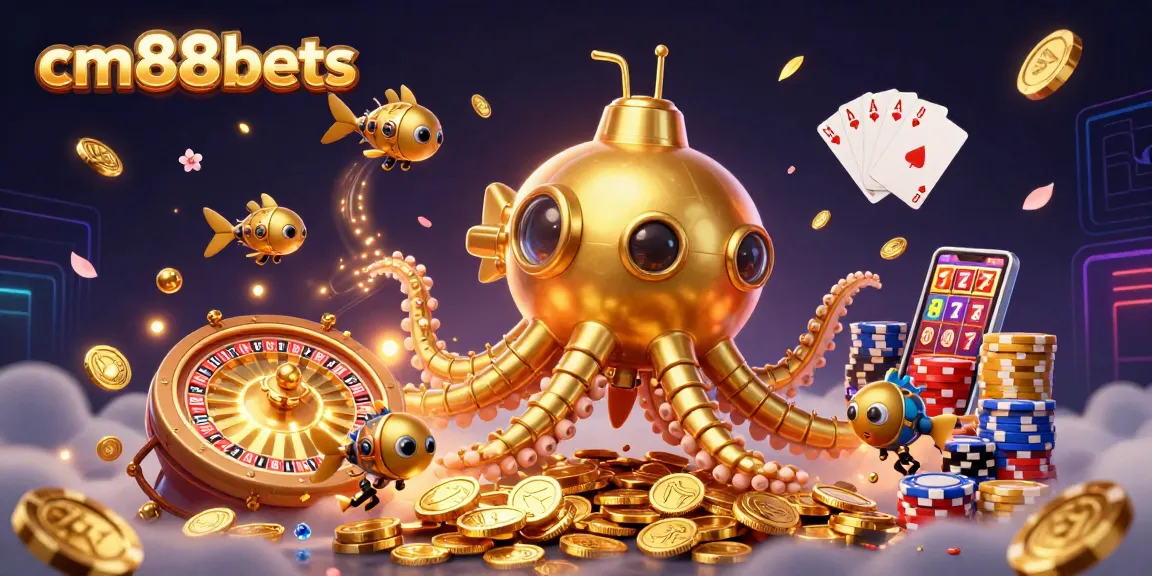 Unleash winning strategies at cm88bets with an exciting casino-themed 3D illustration